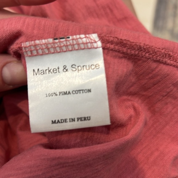 Market & Spruce pink Fitted Sleeveless Tank Top size small. - Picture 7 of 7